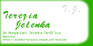 terezia jelenka business card